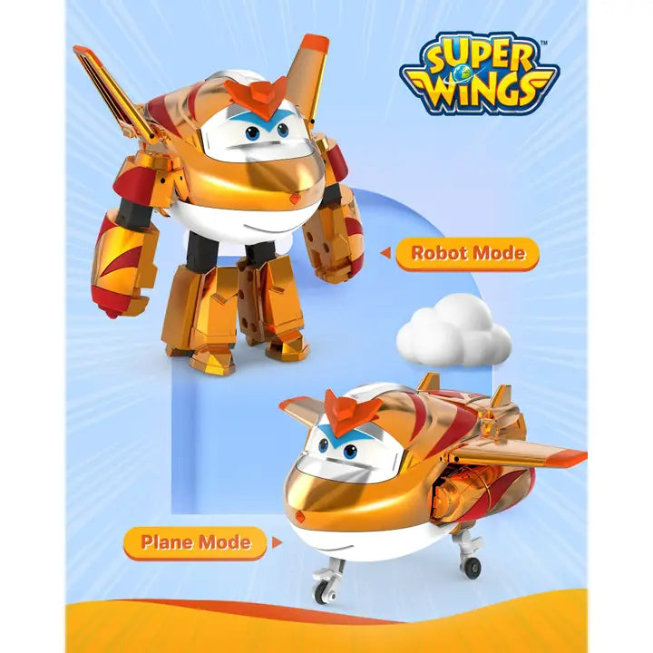 Super Wings 5" Transforming Toys | Golden Boy