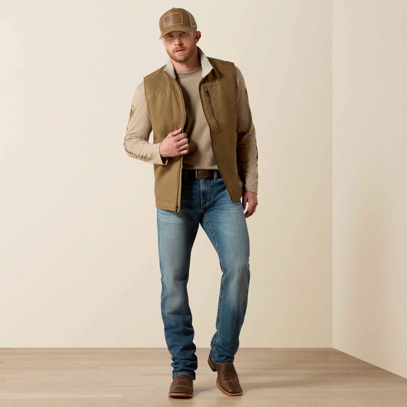 Grizzly Canvas Vest | Ariat