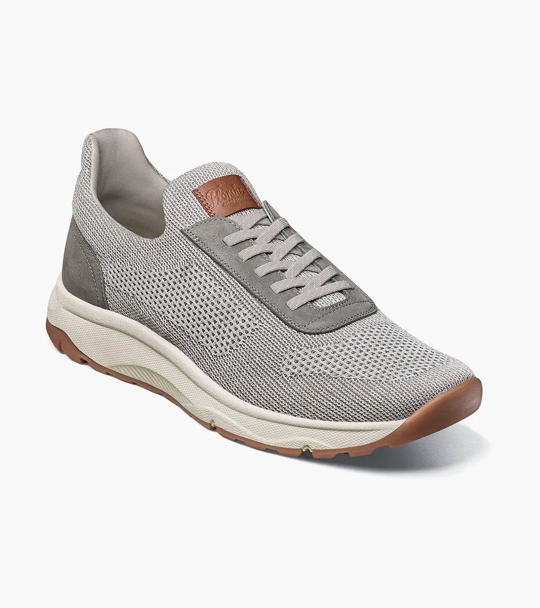 Satellite Knit Elastic Lace Slip On Sneaker