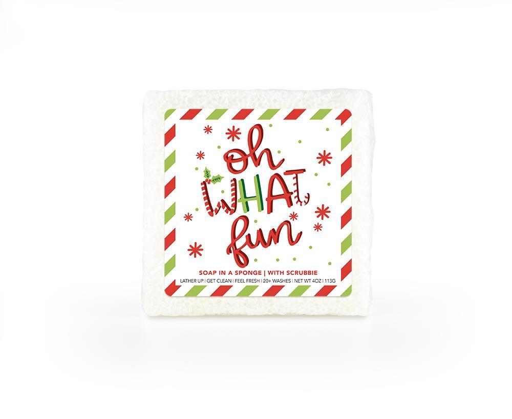 Oh What Fun Christmas Soap in a Sponge