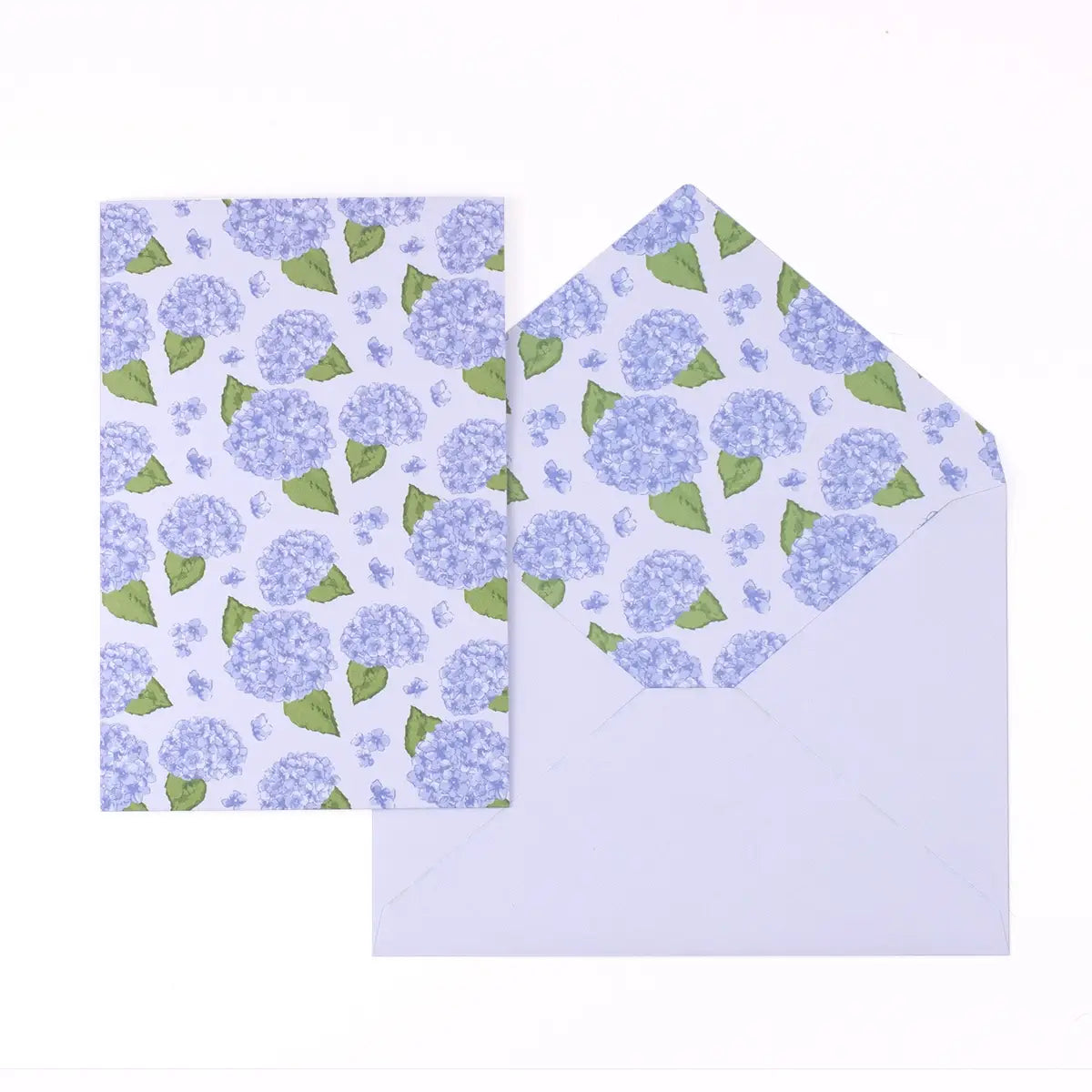 Hydrangea Card And Envelope Set | 10 Piece