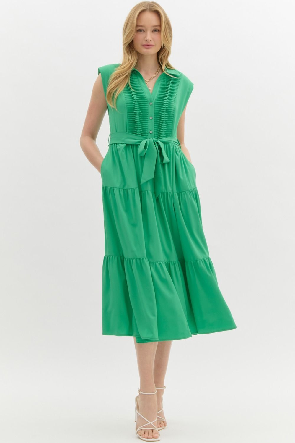 Green Dreams Ahead Dress