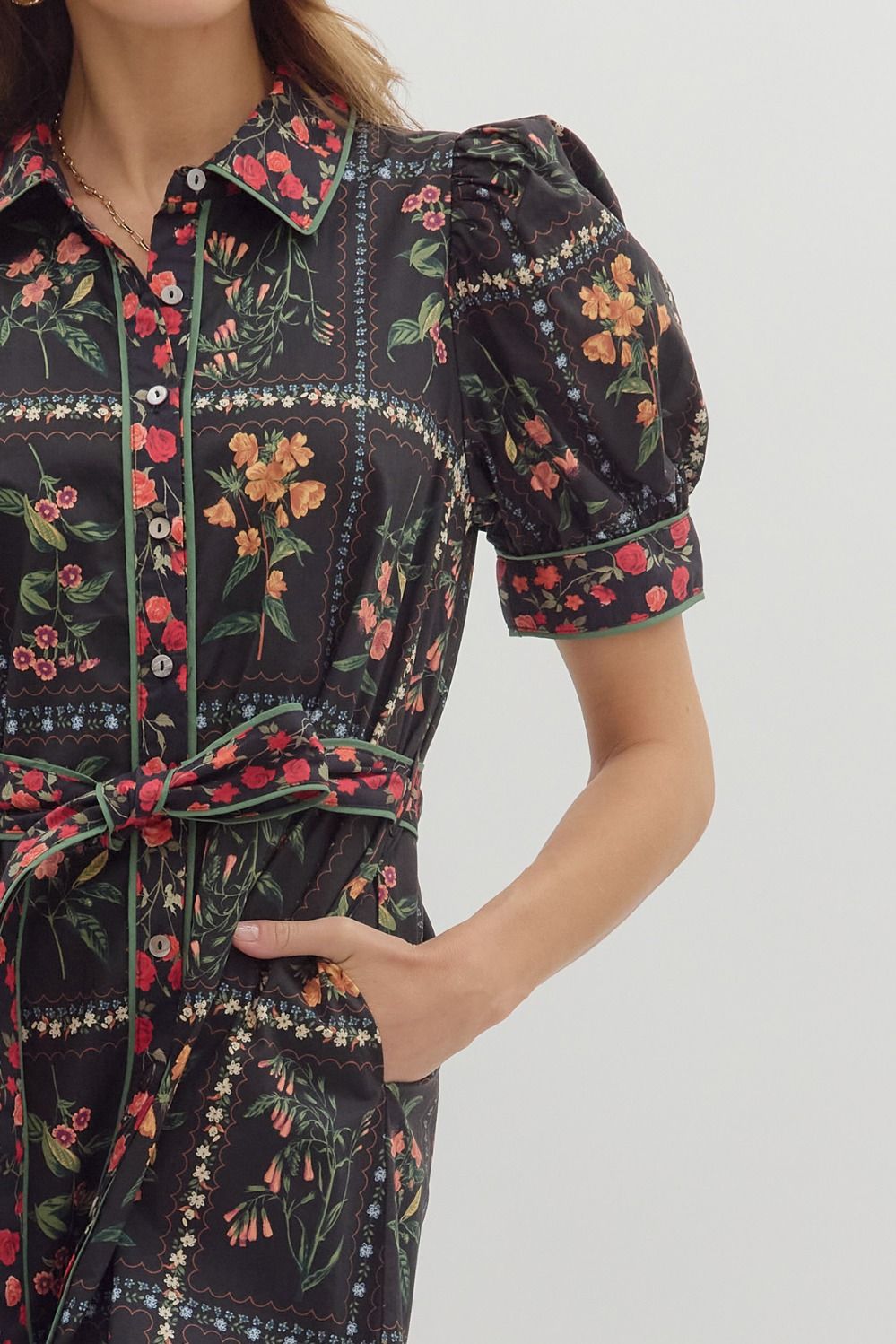 Floral Flirt Midi Dress