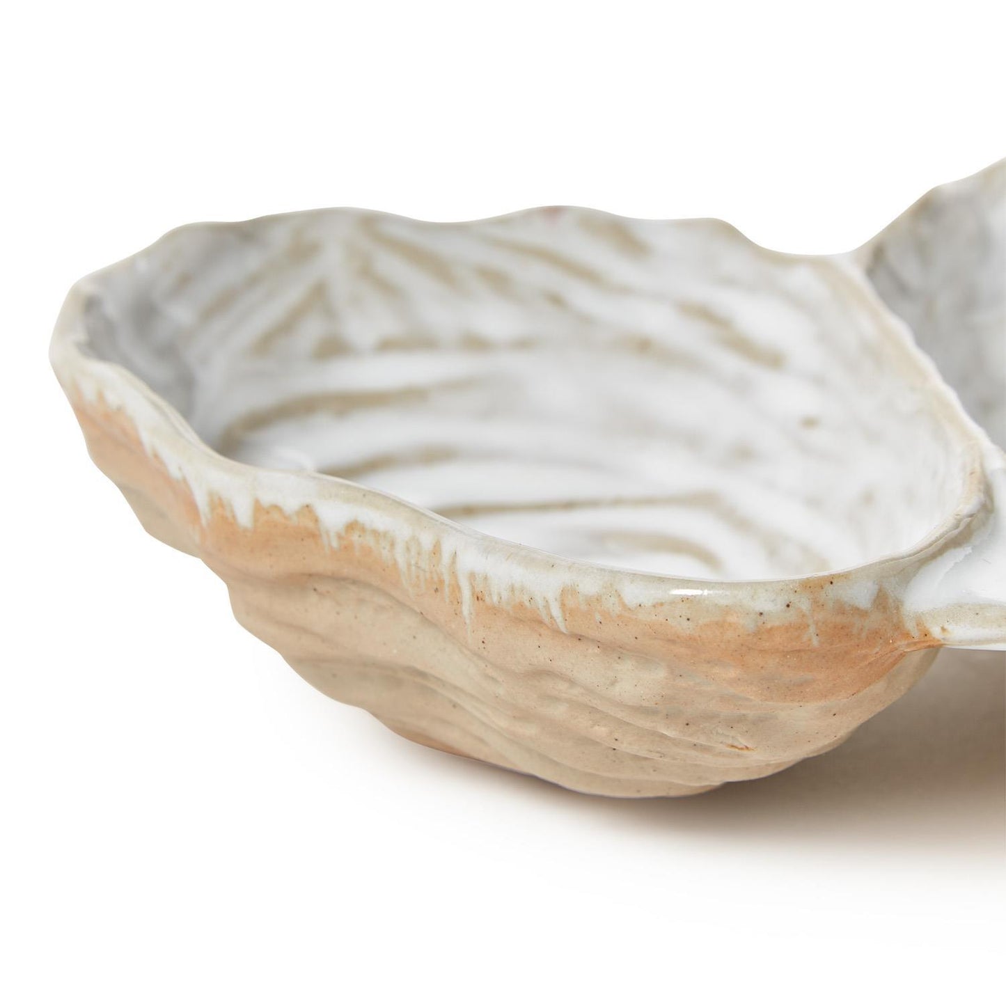 Oyster Shell Tidbit Dish/Tray