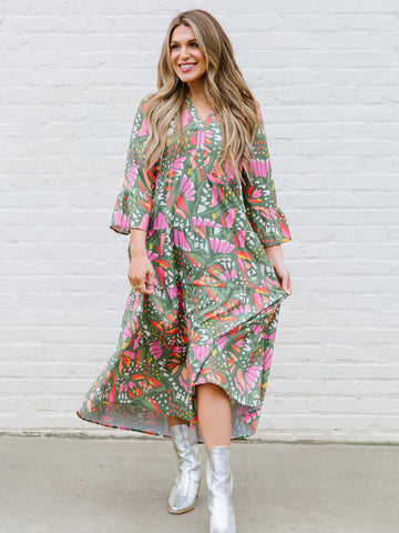 Benette Dress | So Fly Olive