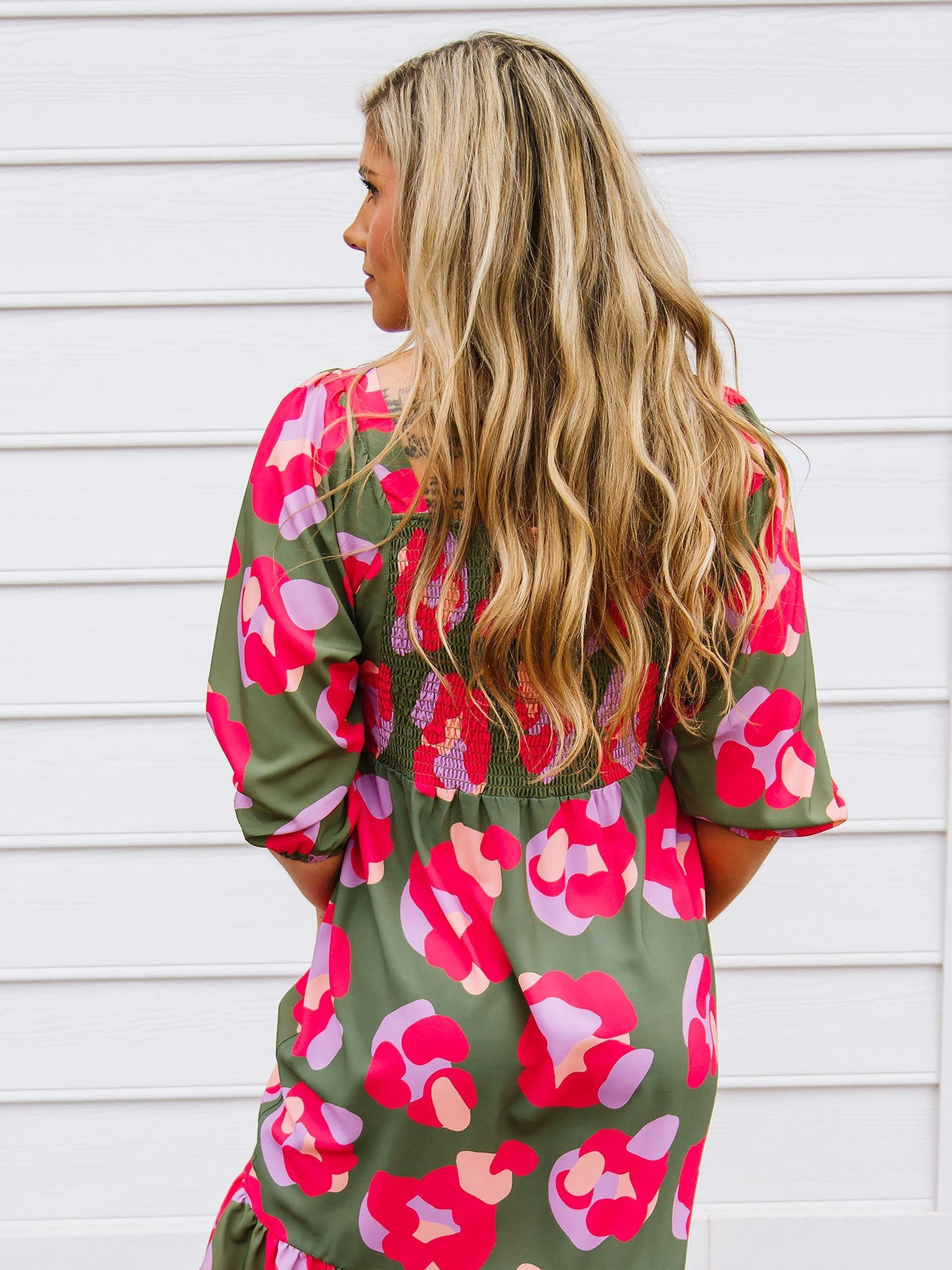 Taylor Dress | Spot On Olive