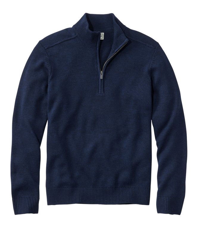 Men's Essential Merino Sweaters, Quarter-Zip | L.L. Bean