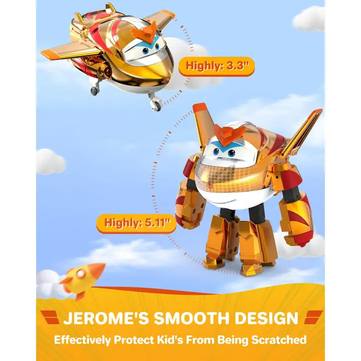 Super Wings 5" Transforming Toys | Golden Boy