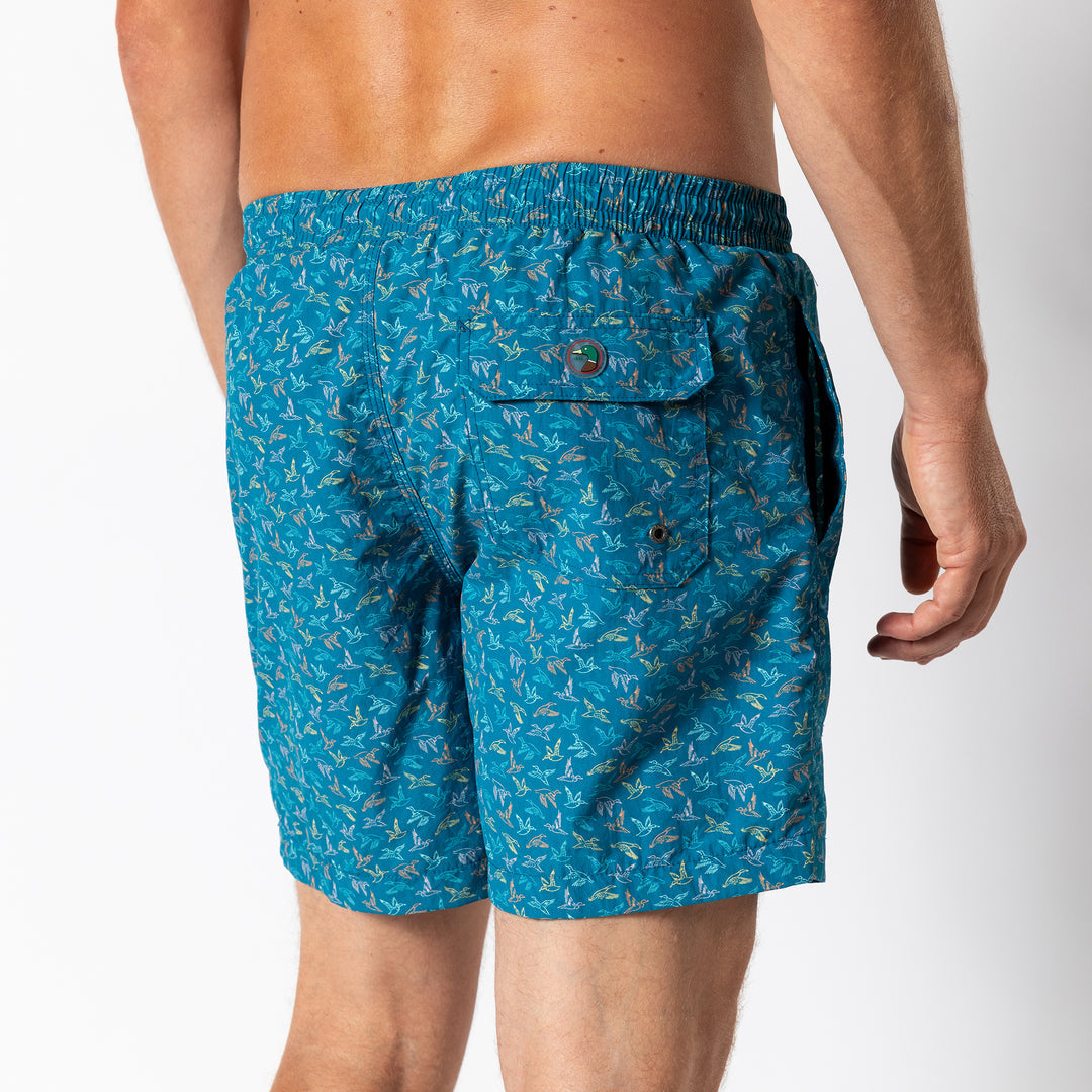 6" Print Sailport Swim Short