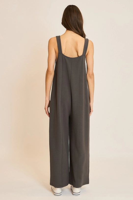 Urban Bloom Ribbed Jumpsuit