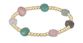 Admire Gold 3mm Bead Bracelet | enewton