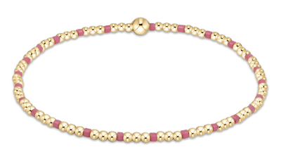 Hope Sincerity Pattern 2mm Bead Bracelet egirl | enewton