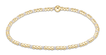 Hope Sincerity Pattern 2mm Bead Bracelet egirl | enewton