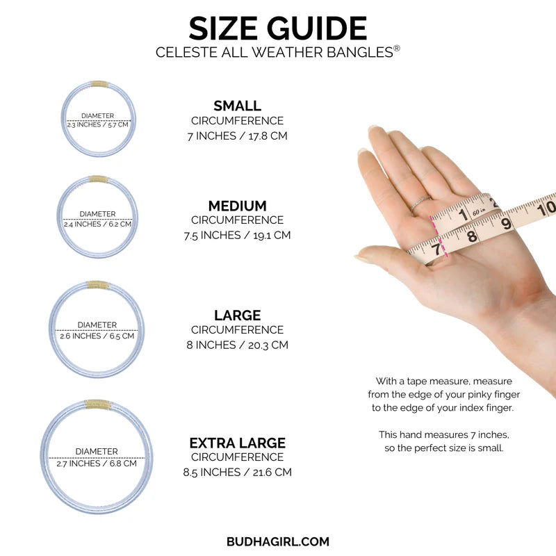 Celeste All Weather Bangles-Set of 6