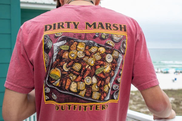 Dirty Marsh Outfitters Crawfish Boil Tee