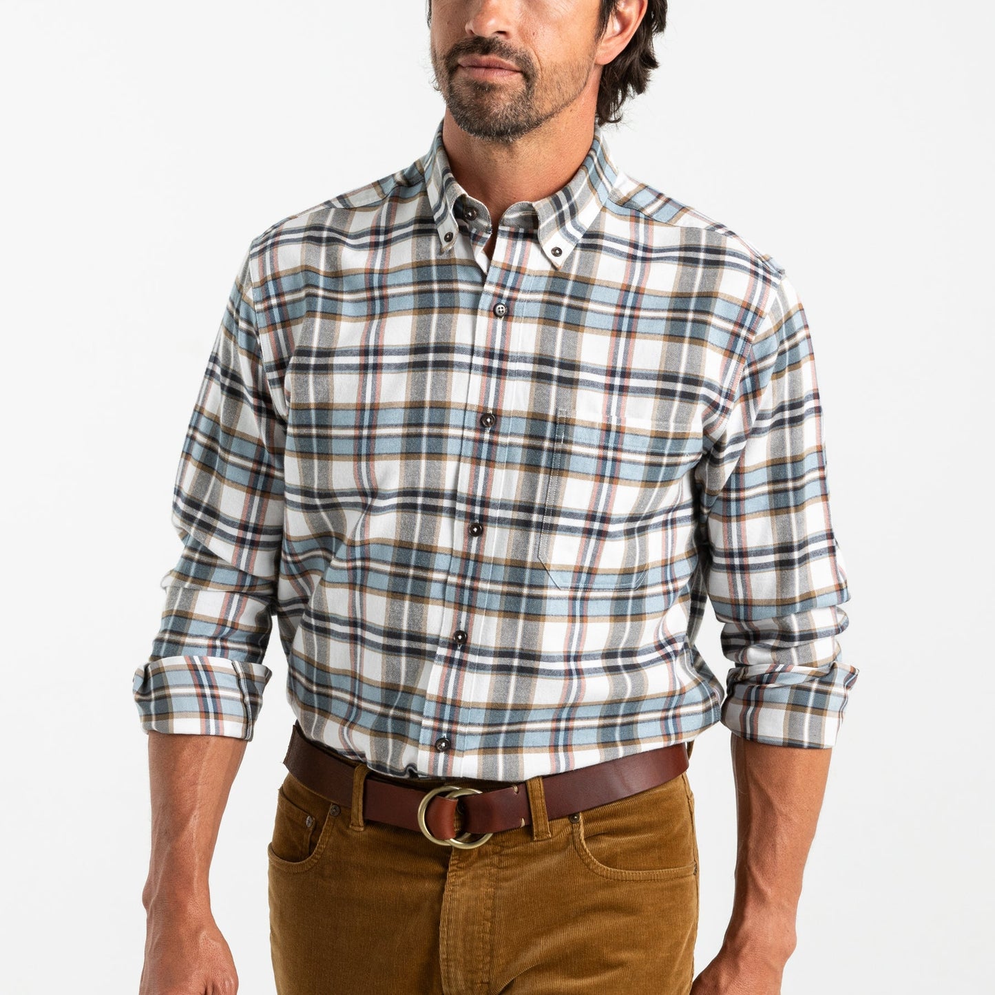 Cotton Flannel Sport Shirt