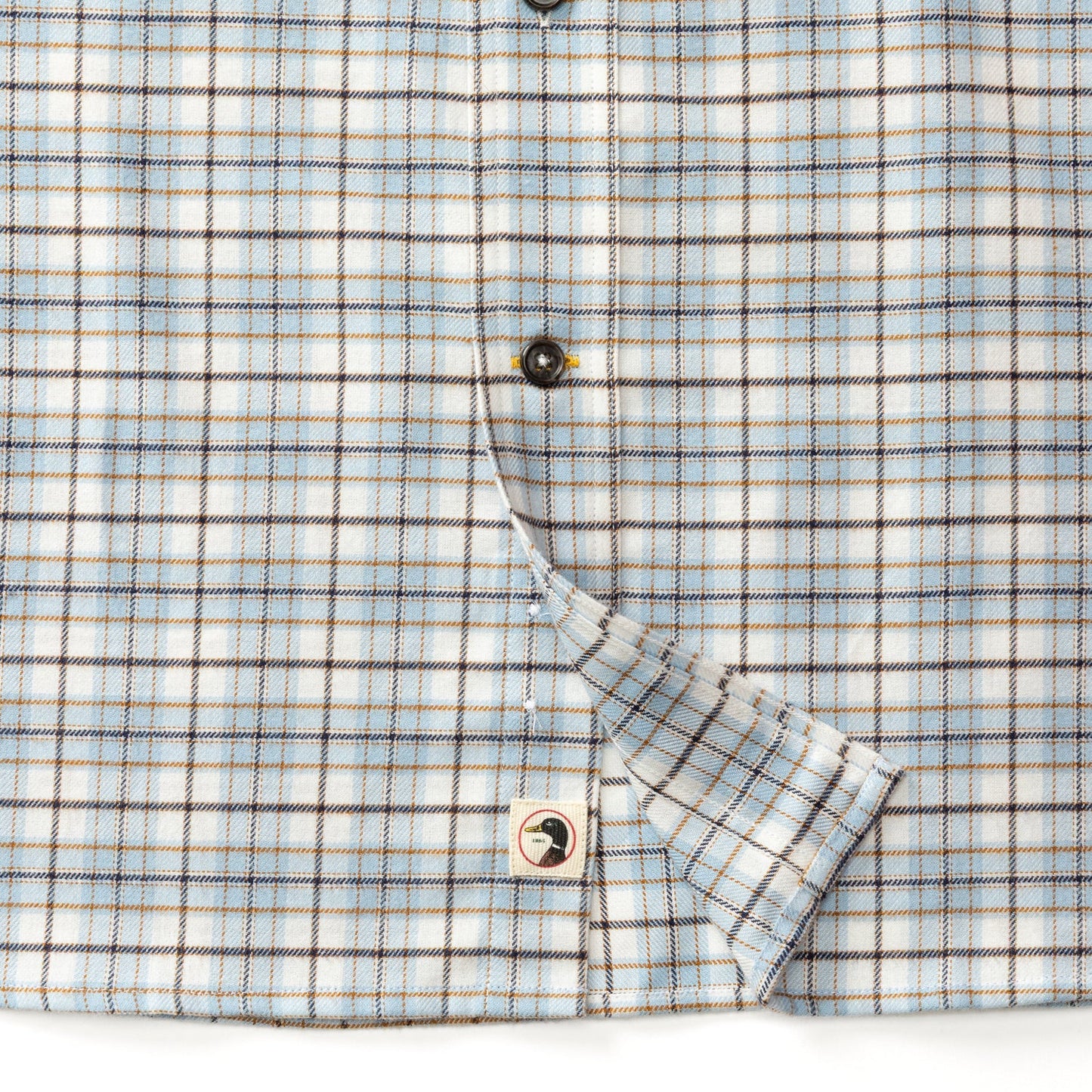 Cotton Flannel Sport Shirt | Layne Plaid
