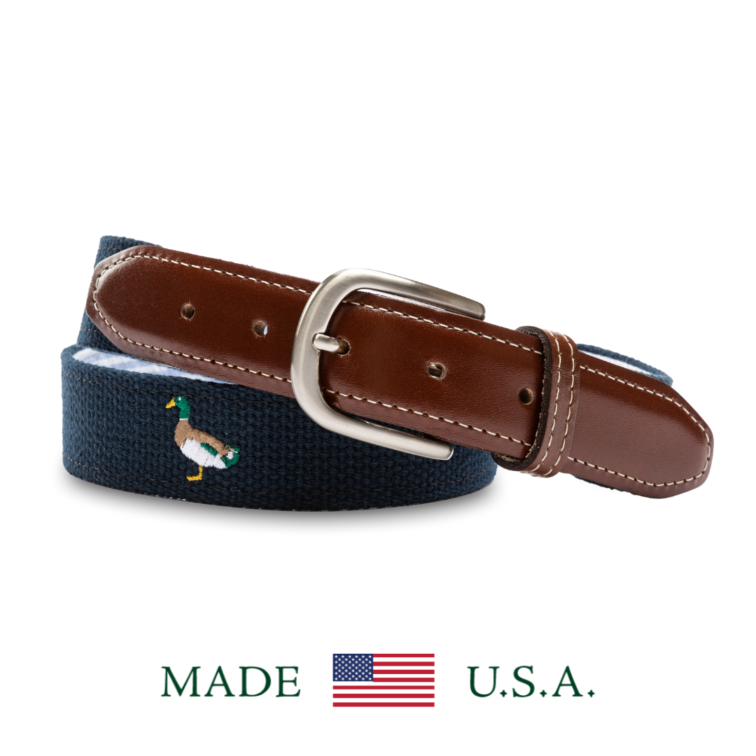 Embroidered Logo Web Belt