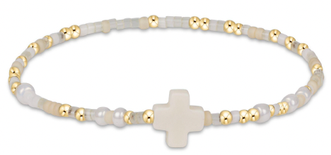 Hope Unwritten Signature Cross Bracelet egirl | enewton