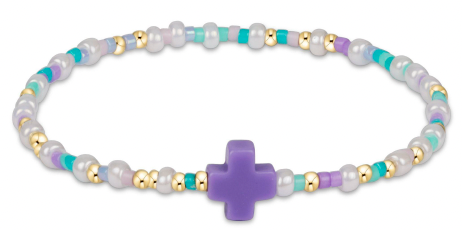 Hope Unwritten Signature Cross Bracelet egirl | enewton