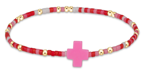 Hope Unwritten Signature Cross Bracelet egirl | enewton