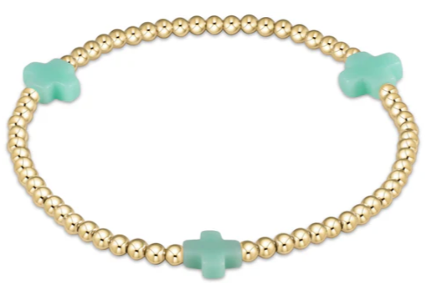 Signature Cross Gold 3mm | egirl | enewton
