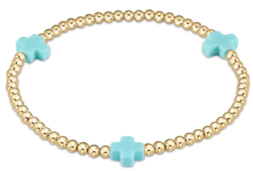Signature Cross Gold 3mm | egirl | enewton