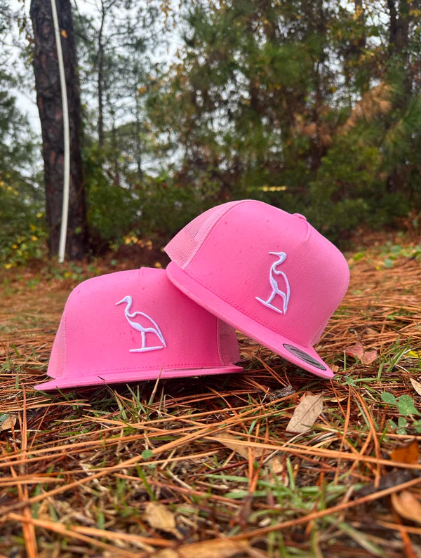 Dirty Marsh Outfitters Pink Heron Hat