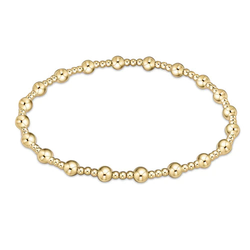 Classic Sincerity Pattern 4mm Bead Bracelet- Bead Bracelet