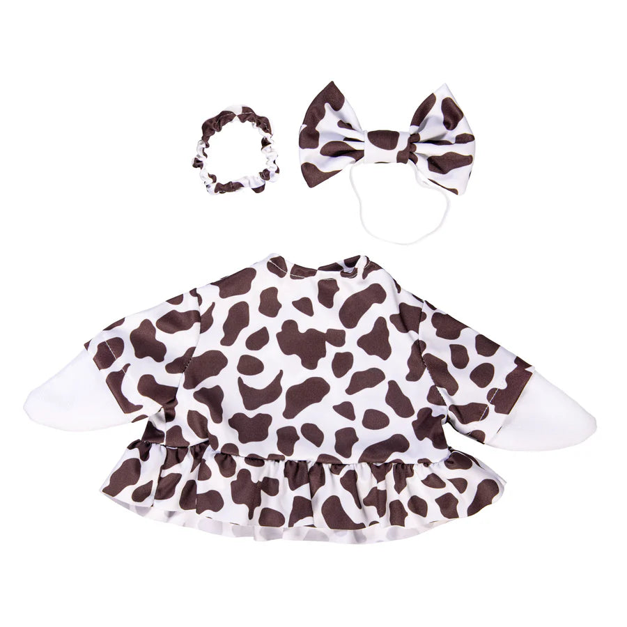 Giddy the Goose Cow Print Outfit