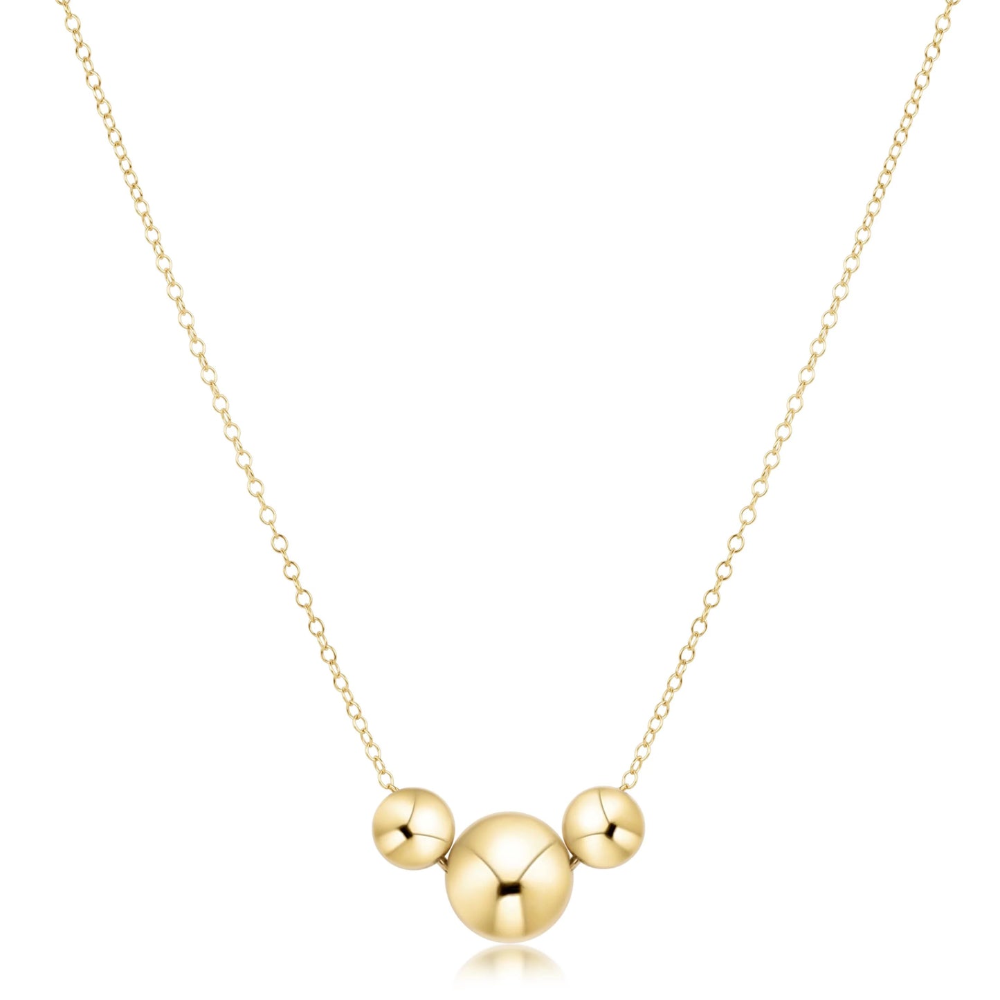 16" Gold Purpose Necklace | enewton