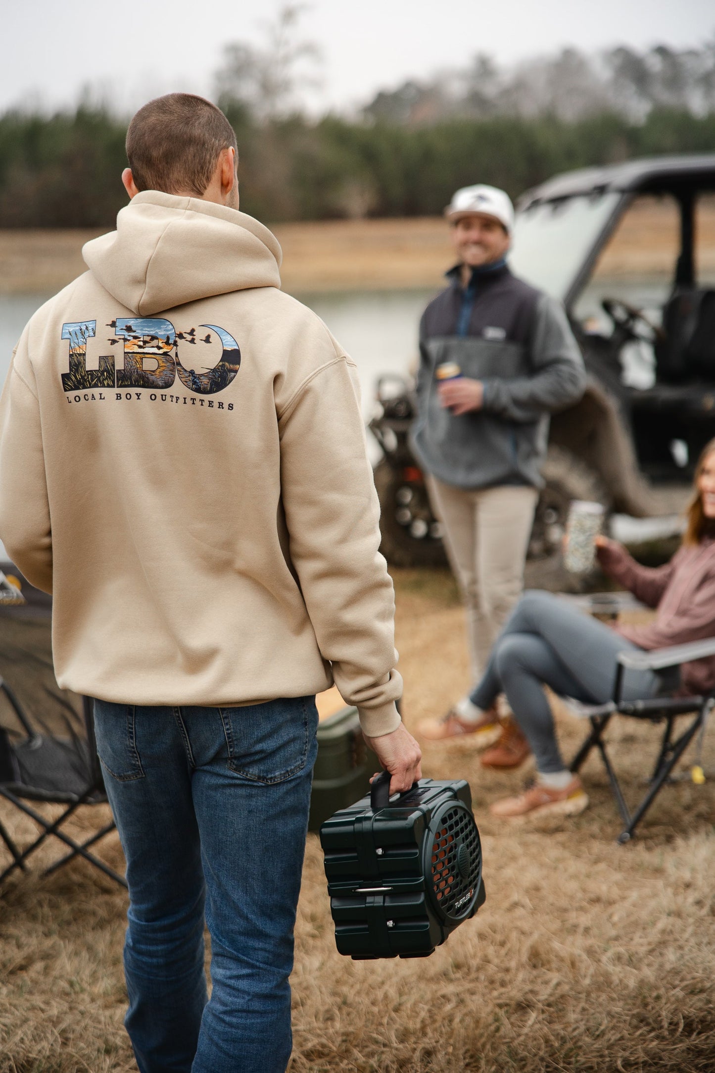 Brushwood Hoodie LBO Marsh Scene | Local Boy