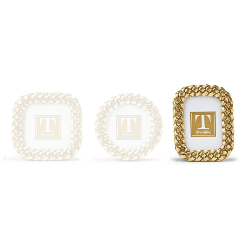 Braided Pattern Photo Frame
