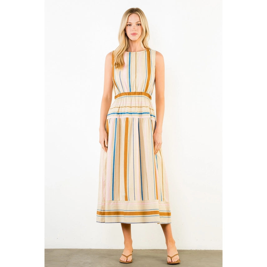 Sandbar Stripe Midi Dress
