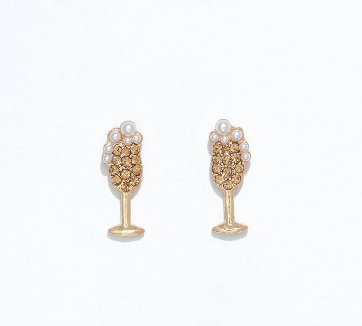 Champagne Flutes | Cuties Hypoallergenic Earrings