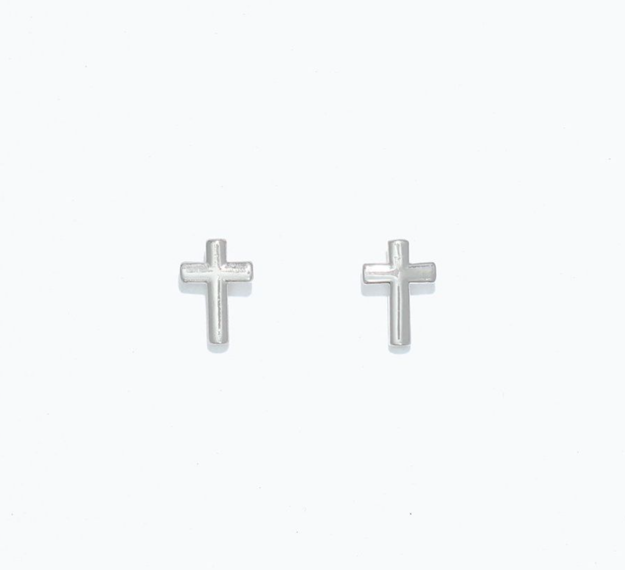 Classic Silver Crosses | Cuties Hypoallergenic Earrings