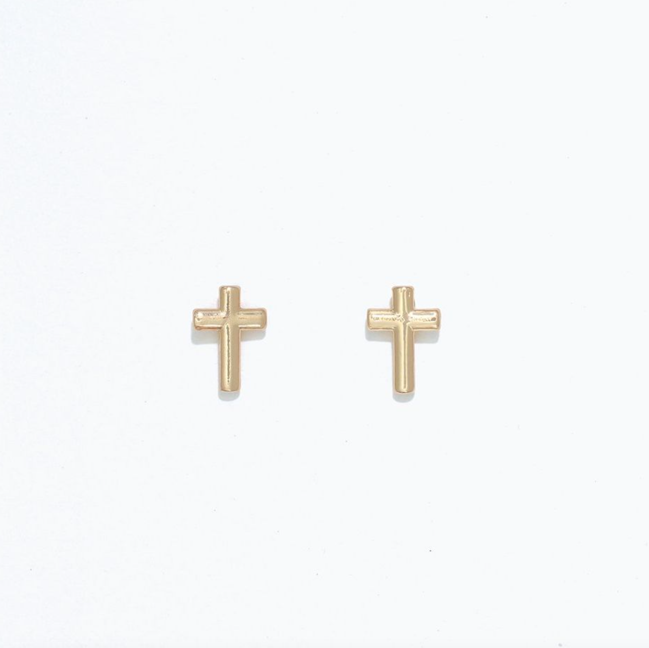 Classic Gold Crosses | Cuties Hypoallergenic Earrings