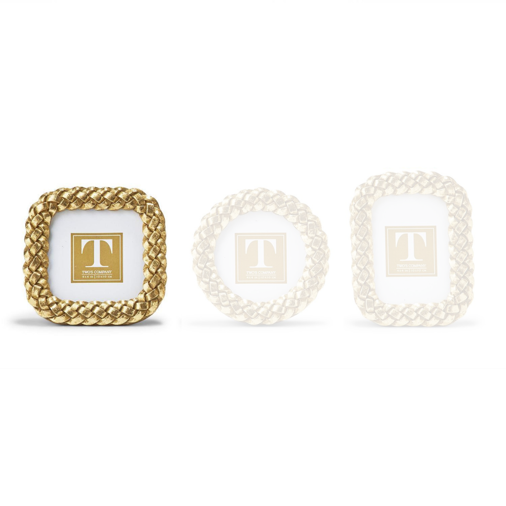 Braided Pattern Photo Frame