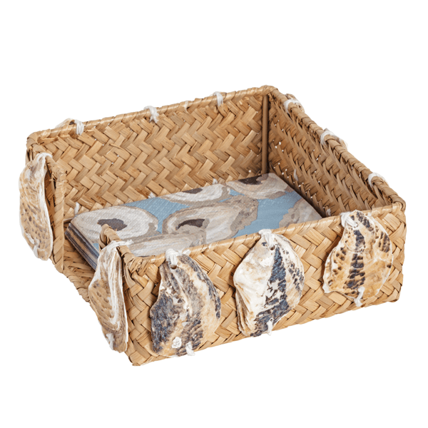 Woven Oyster Napkin Holder