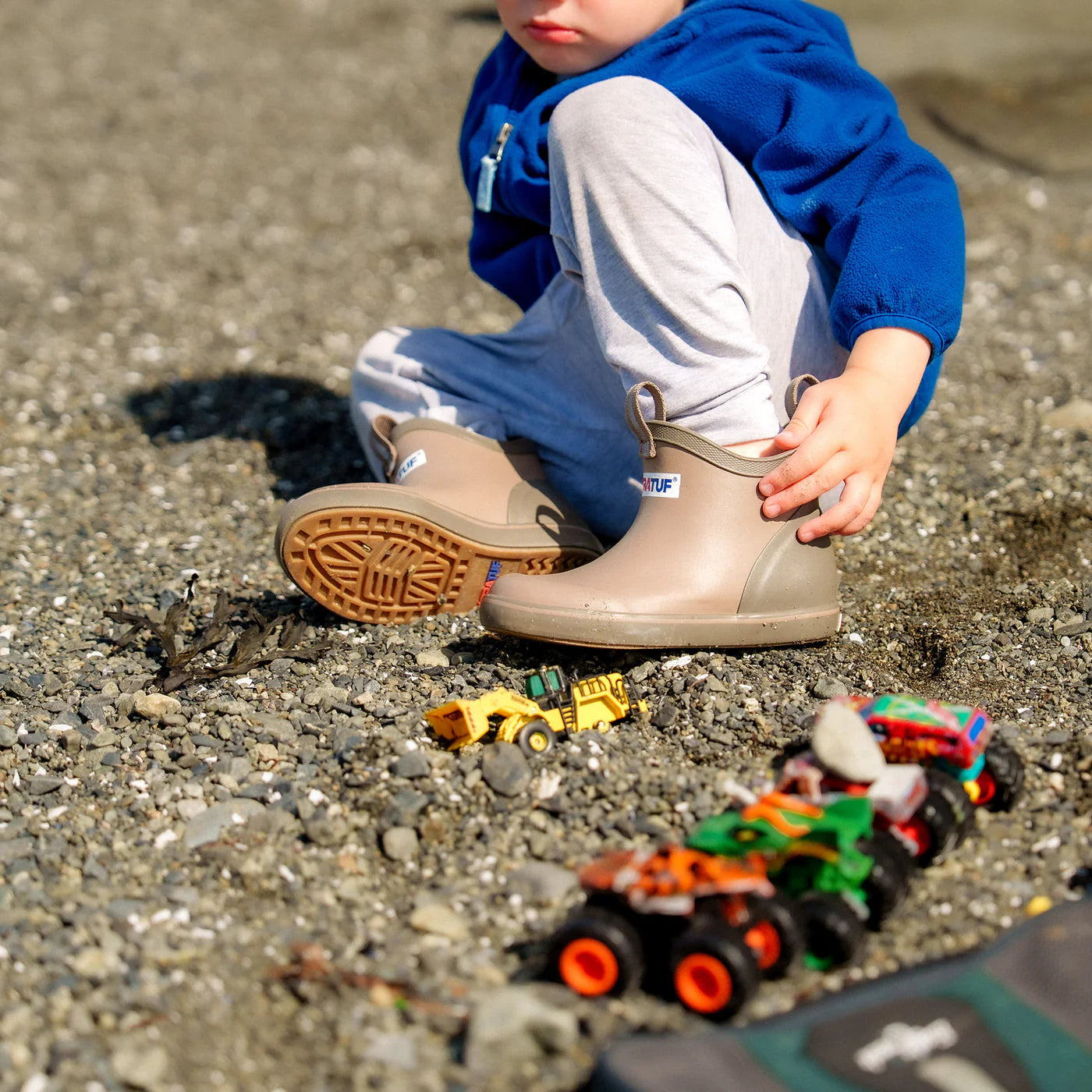 Earth Brown Ankle Deck Boot | Youth | Xtratuf