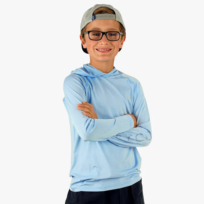 Samurai Performance Hooded Long Sleeve Shirt | Youth