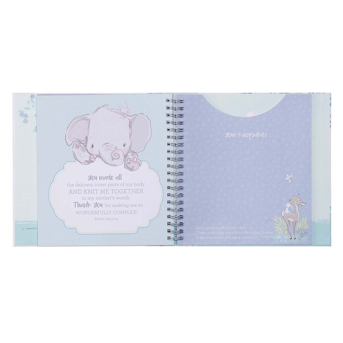 Padded Hardcover Memory Book | Baby Boy