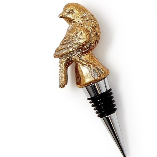 Golden Bird Bottle Stopper | 3 Designs