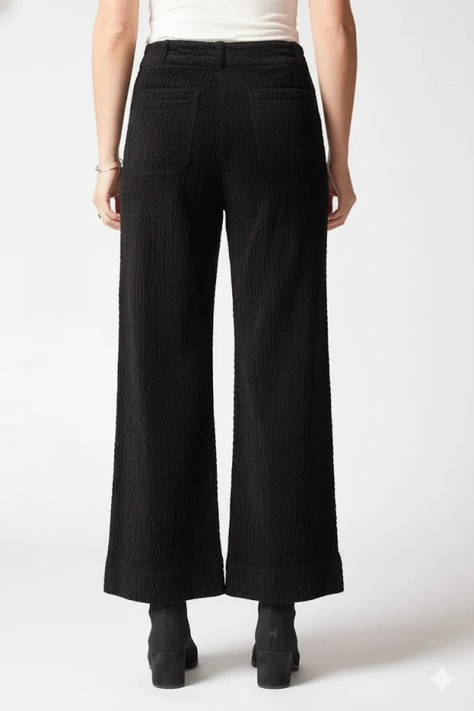 Rustic Stretch Cord Patch Pocket Ankle Pant