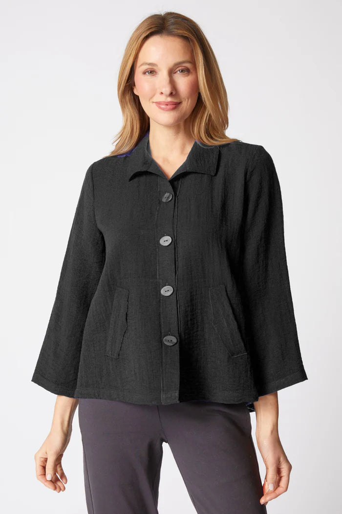 Express Solid Pleat Back Jacket