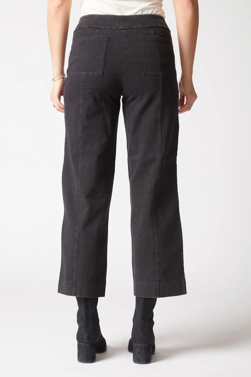 Stonewash Angle Pocket Flood Pants