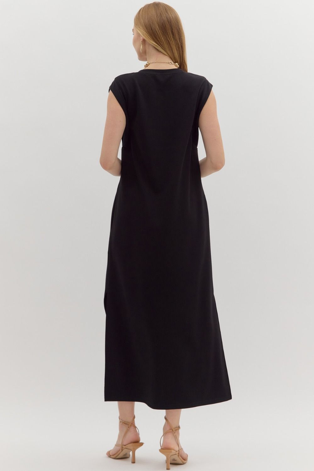 Soft Flow Midi Dress