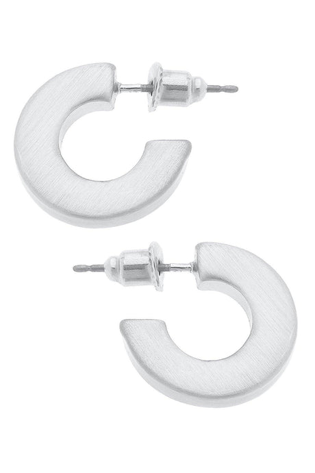 Cali Large Flat Hoop Earrings
