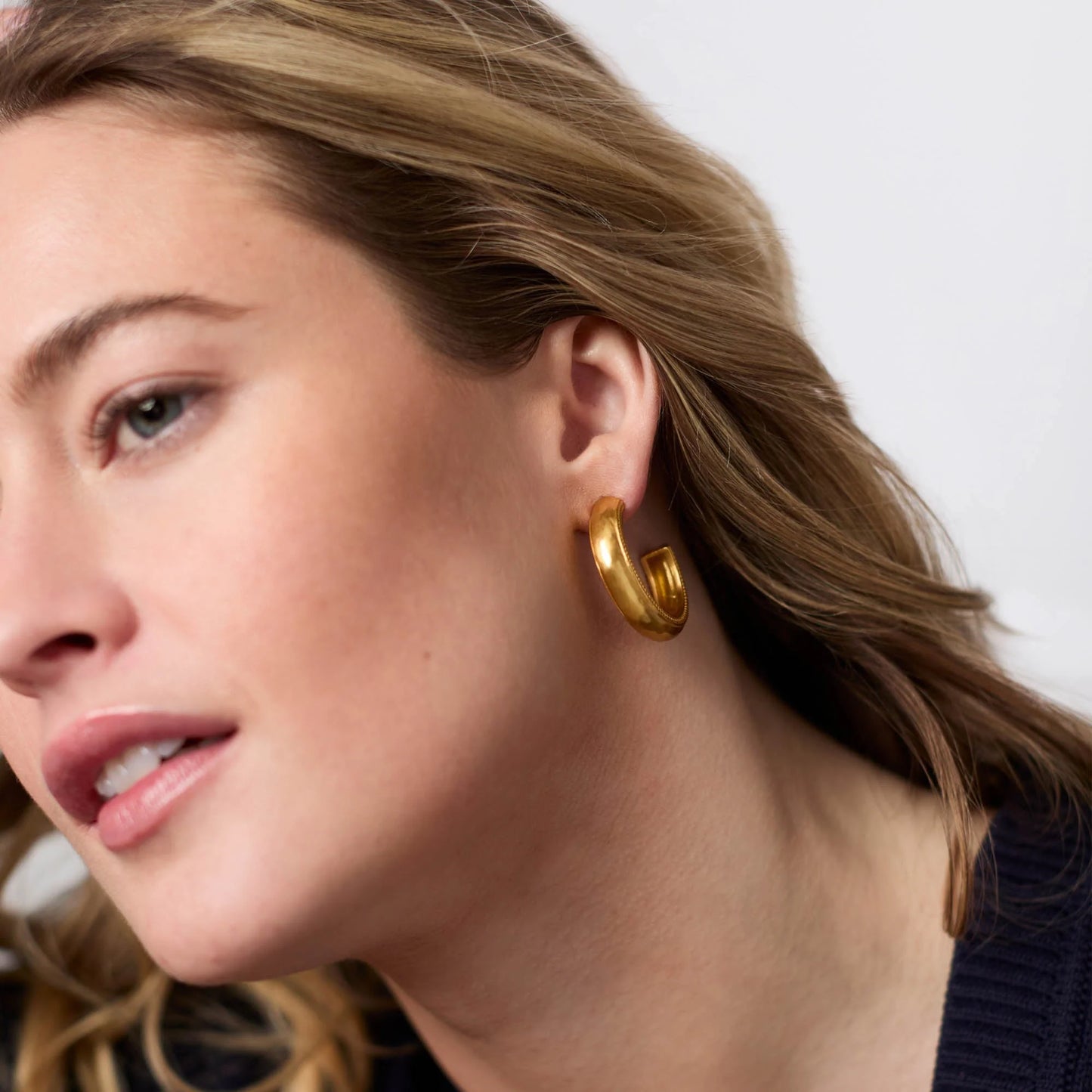 Cannes Hoop Earring | Gold | Julie Vos