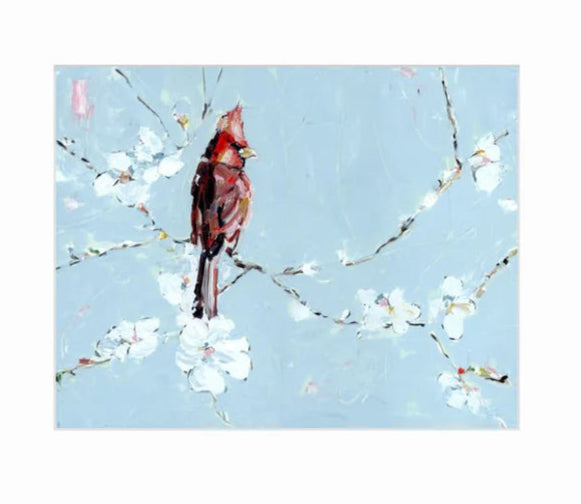 Always With You Cardinal Canvas Print | 10x8